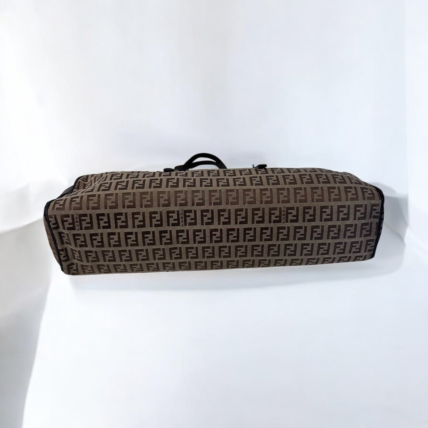 Vintage Fendi Brown Zucchino Handbag