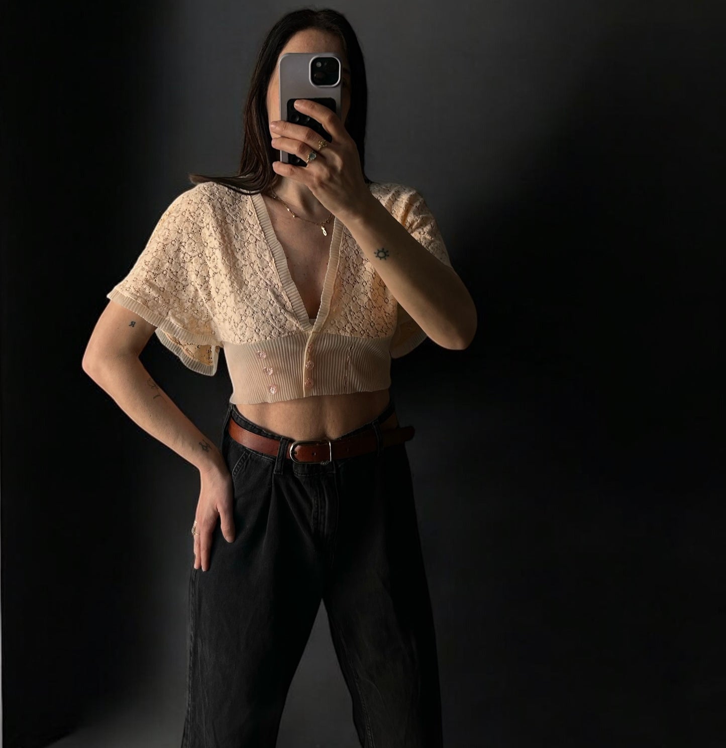 Vintage lace top