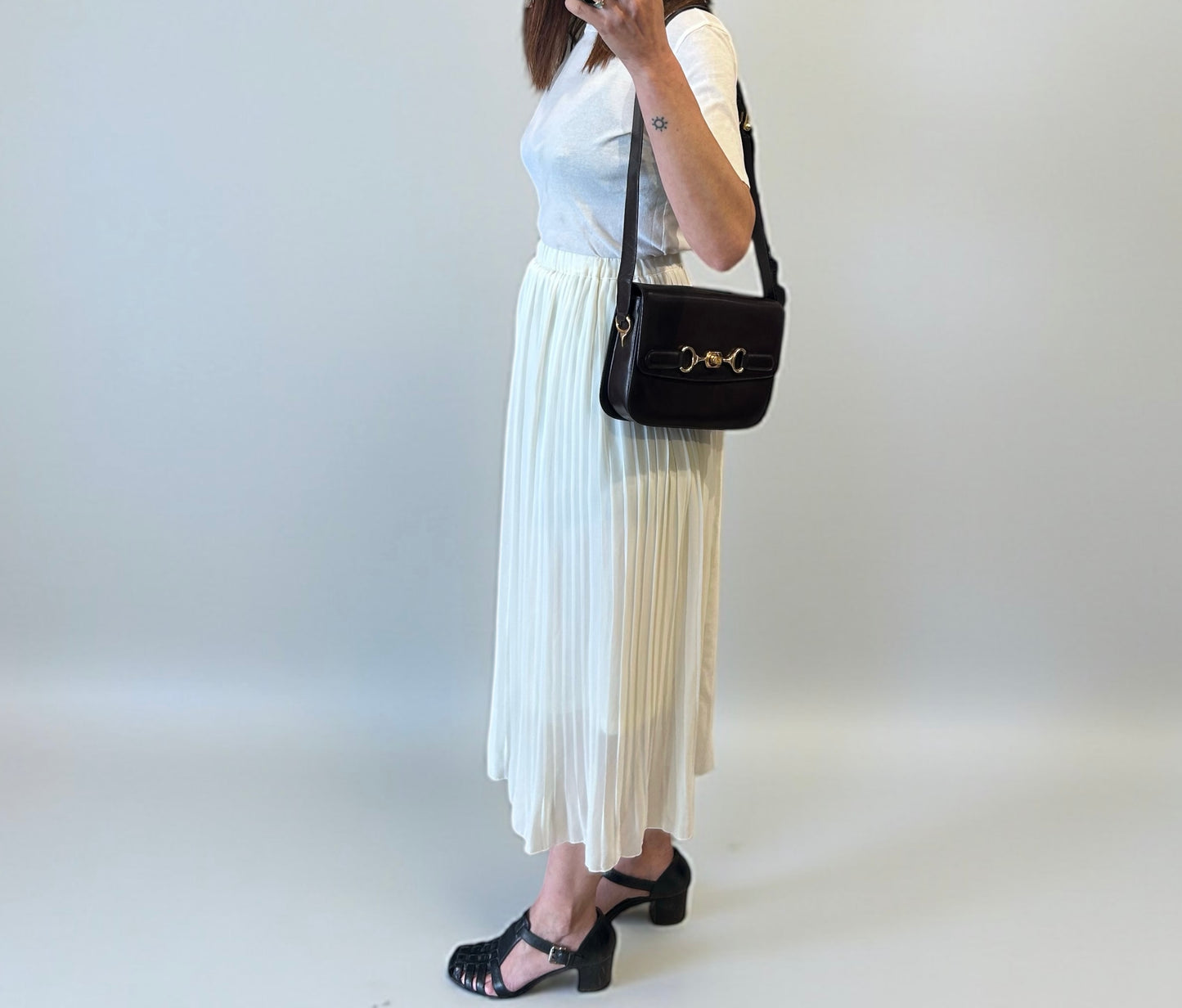 Vintage Celine Chocolate Brown Shoulder Bag – 1990s