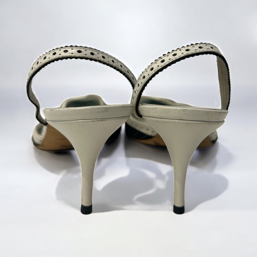Vintage Alexandra Neel leather mules