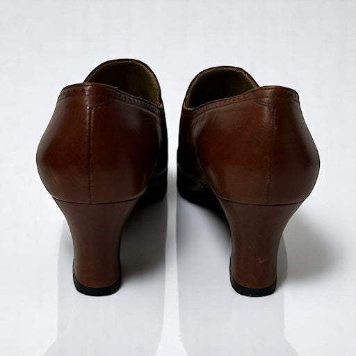 Vintage Ysl suede heeled shoes