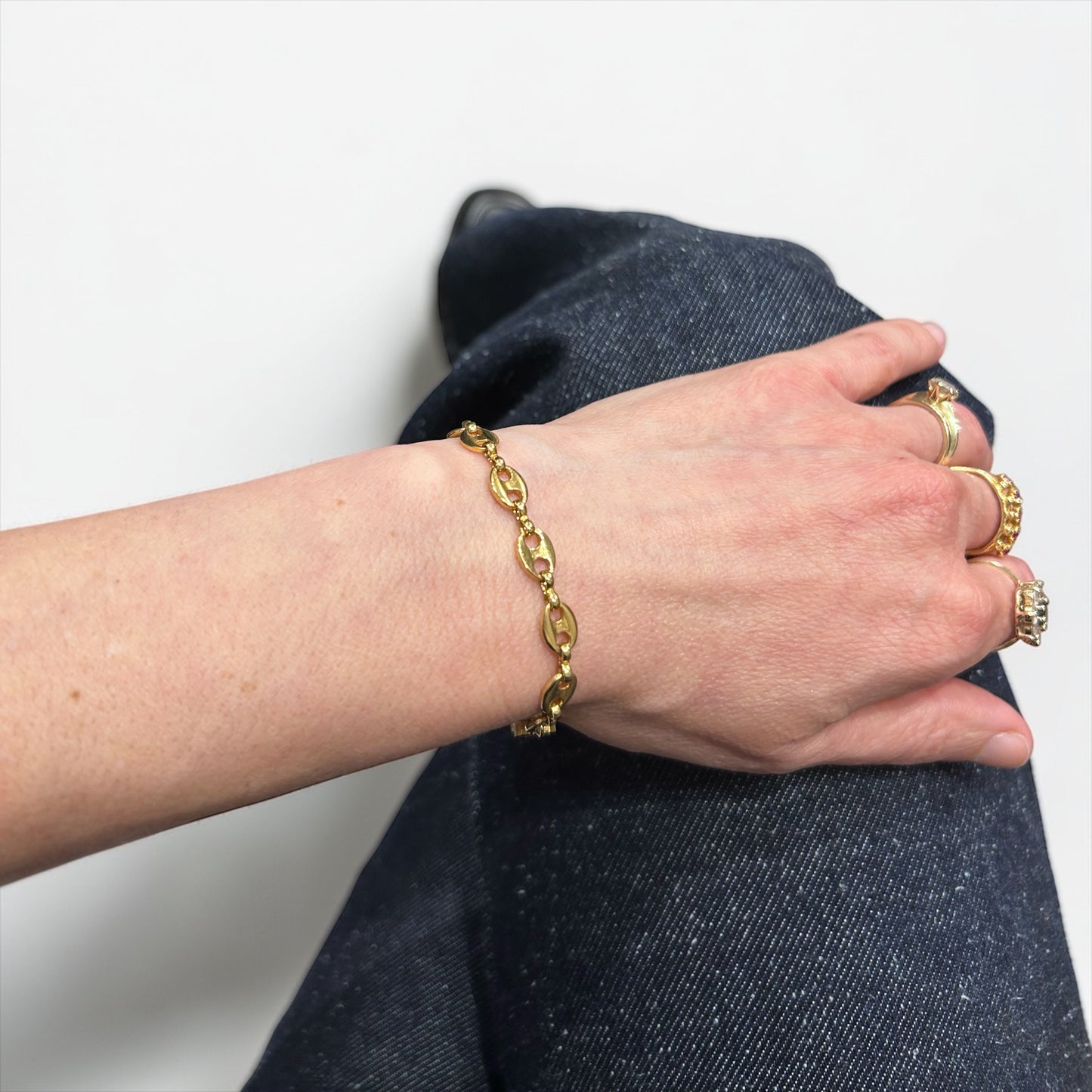 Givenchy Gold-Plated Link Bracelet| 1990