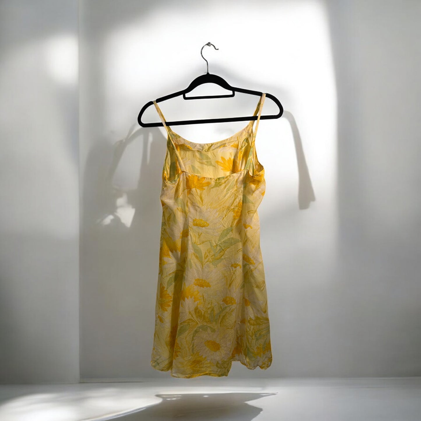 Vintage Silk Floral Mini Dress