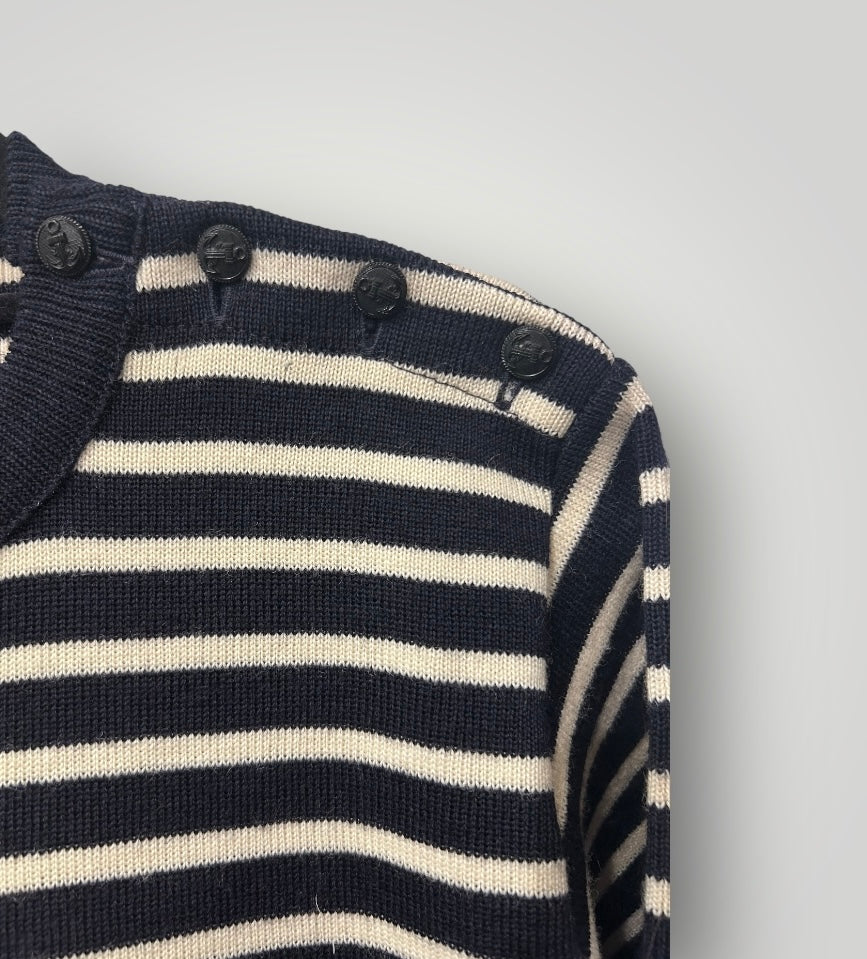 Vintage Busnel Breton Knit Sweater