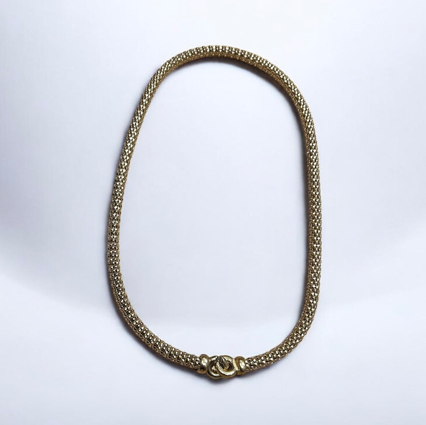 Vintage Grosse Gold-Plated Mesh Necklace | 1960s–1970s