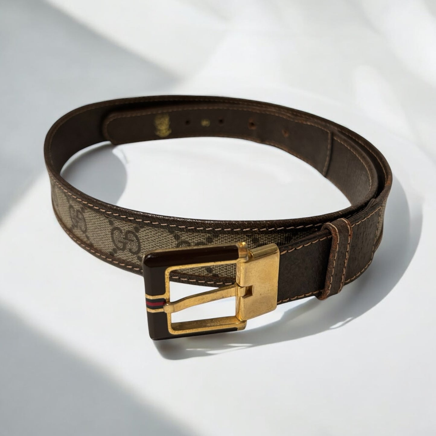 Vintage Gucci Monogram belt