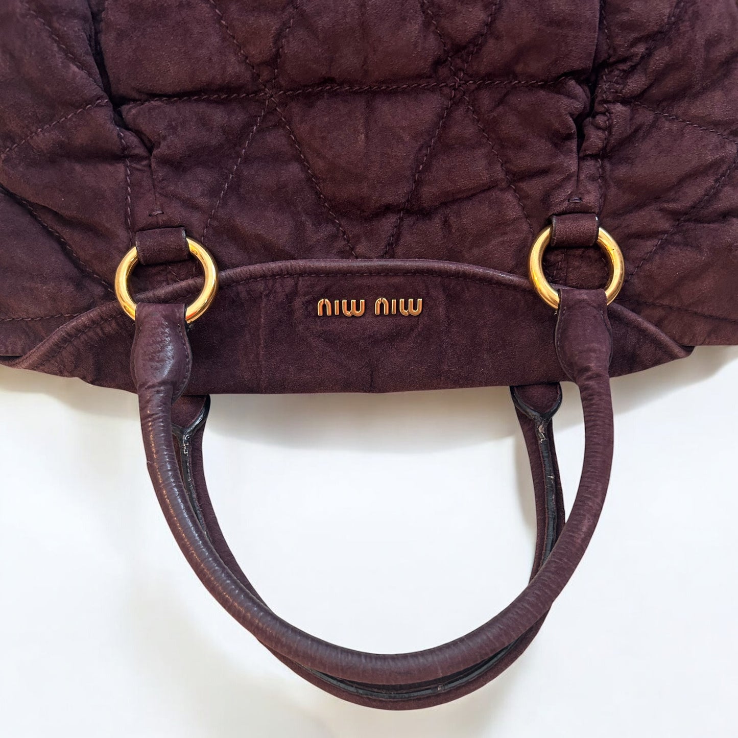 Vintage Miu Miu Hobo suede bag