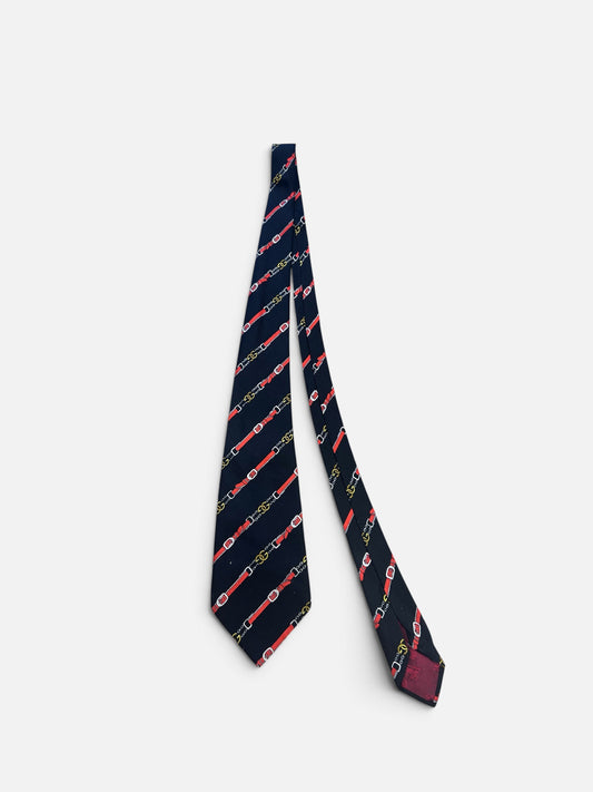 Vintage Gucci Silk Print Tie|1970s