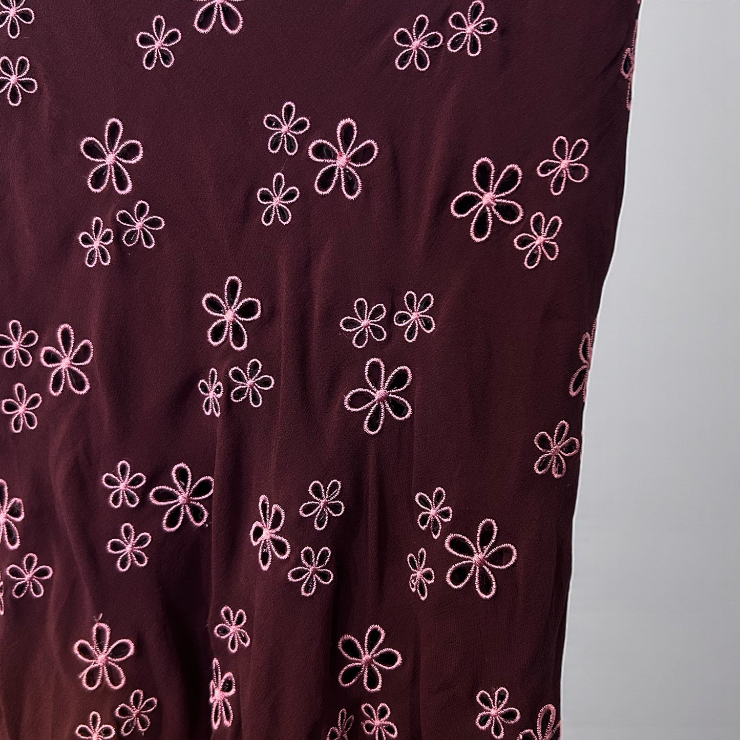 Vintage Hobbs London Embroidered Silk skirt