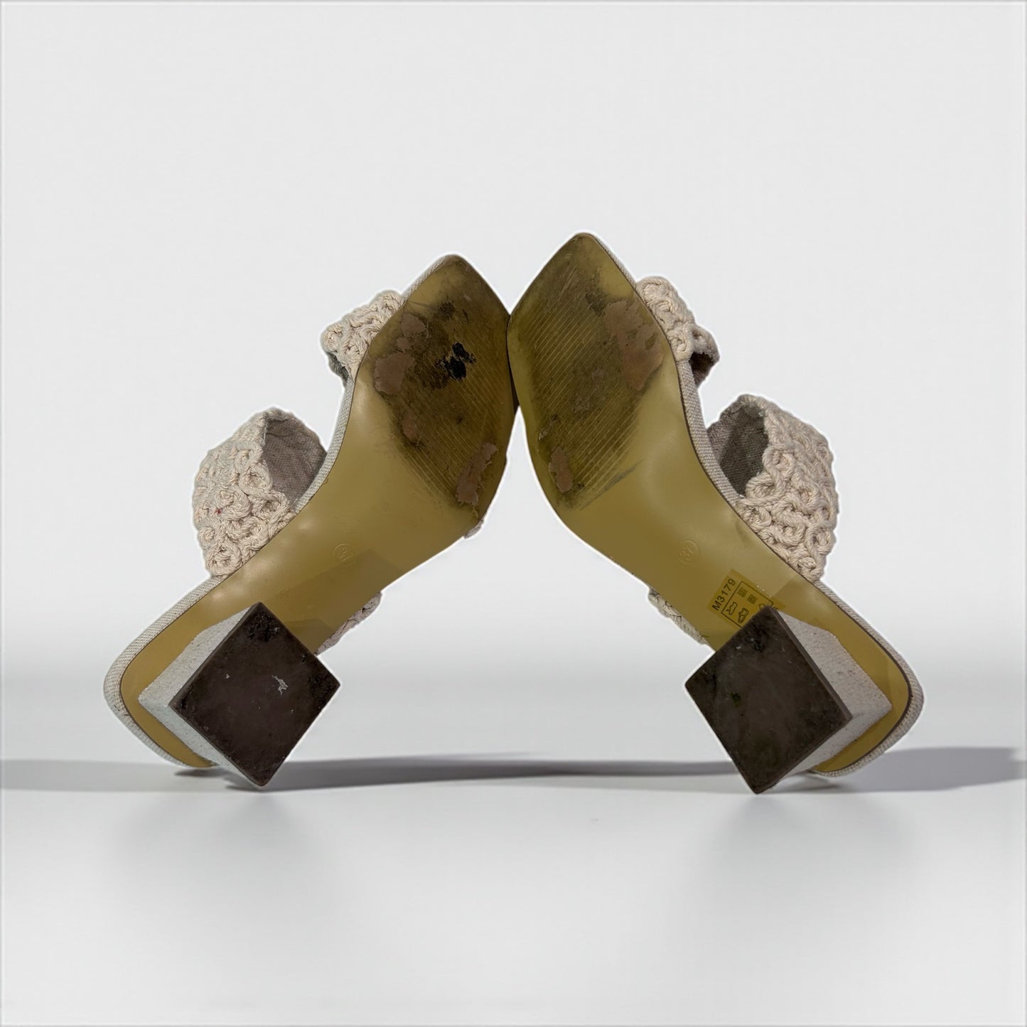 Vintage Crochet Mules