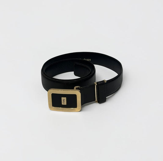 Vintage Yves Saint Laurent Leather Belt|Late 80s