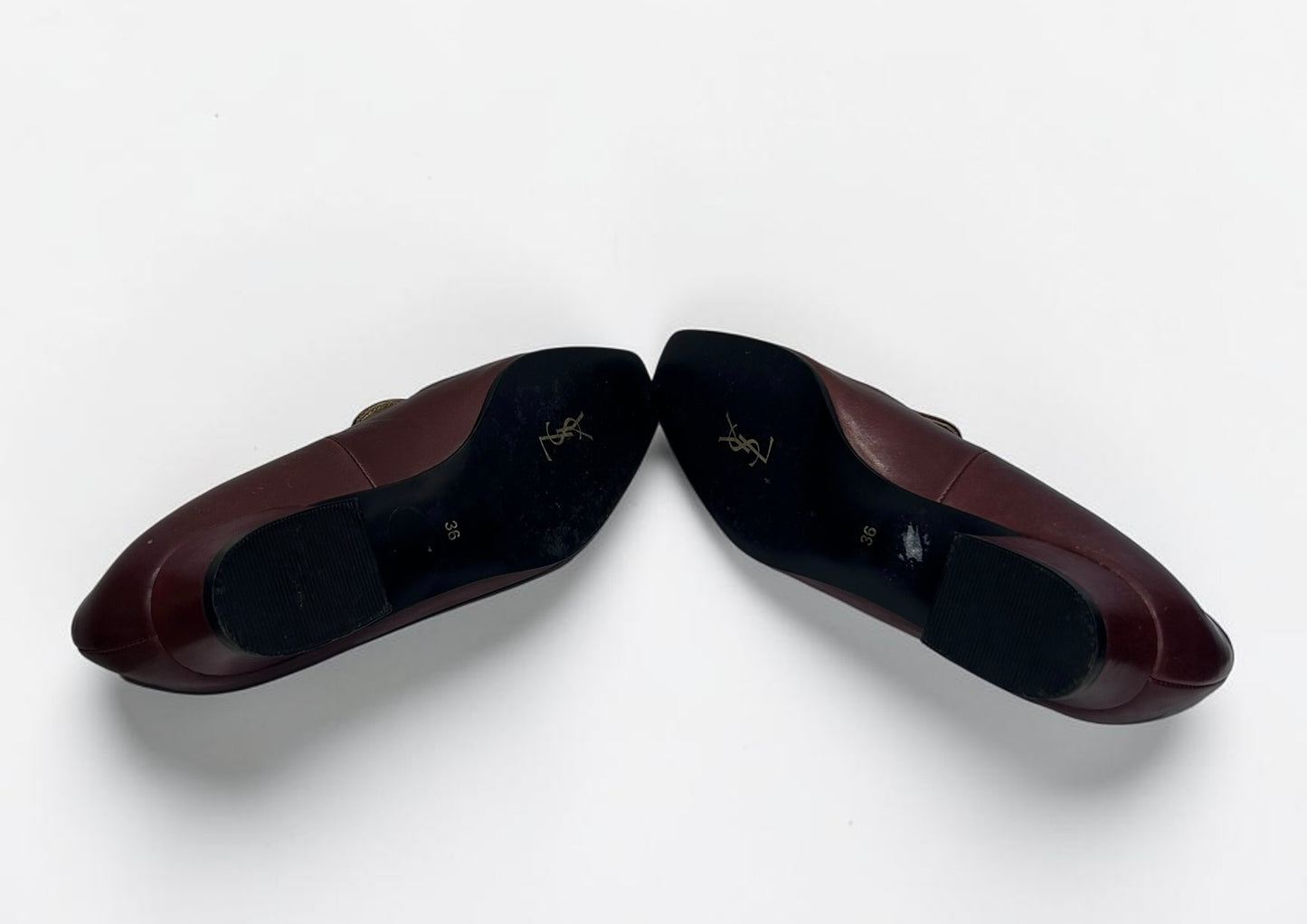 Vintage Yves Saint Laurent Vintage Leather Loafers|90s