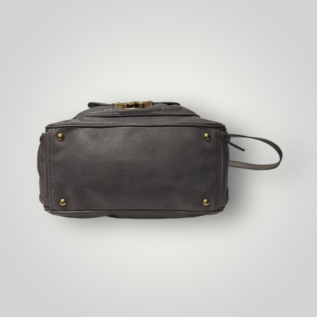 Vintage Miu Miu Leather Top Handle Bag