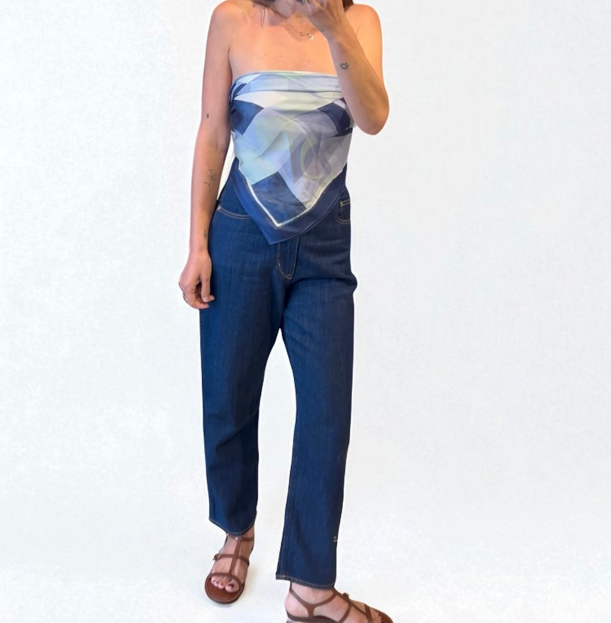 Vintage Nina Ricci Silk Scarf