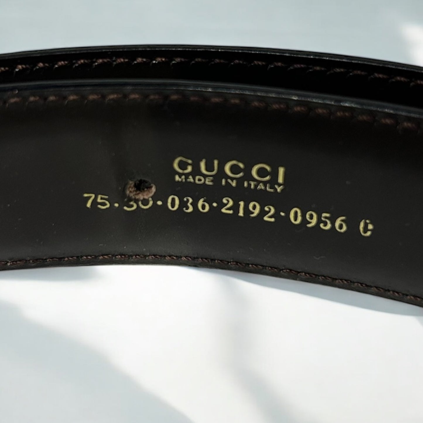 Vintage Gucci G belt