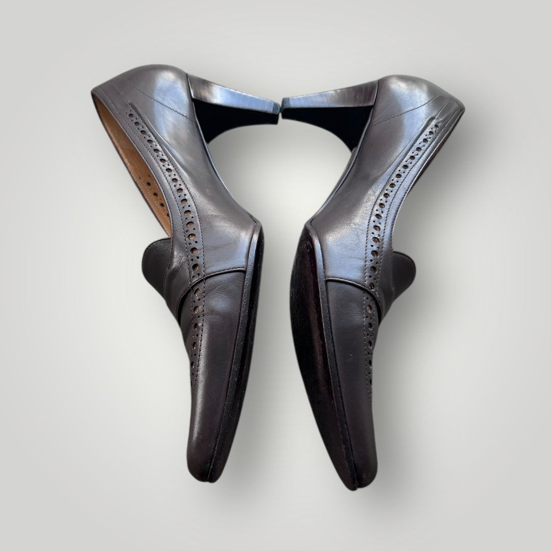 Céline 1990s Leather Pumps