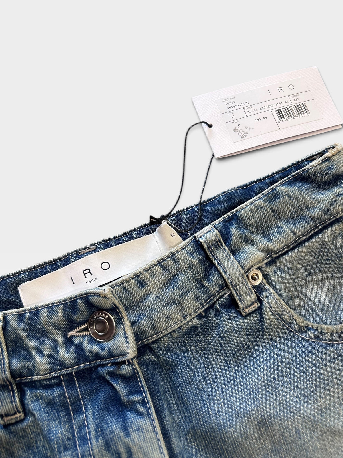 IRO Paris High-Waisted Denim Shorts