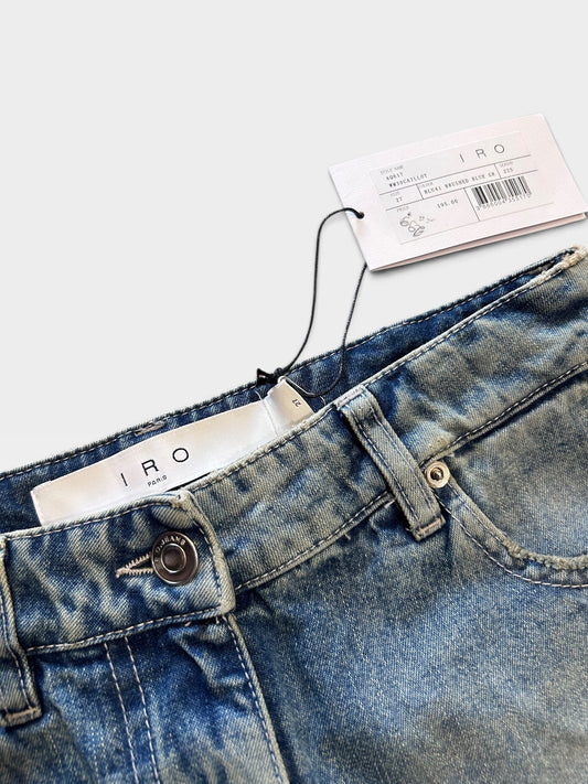 IRO Paris High-Waisted Denim Shorts