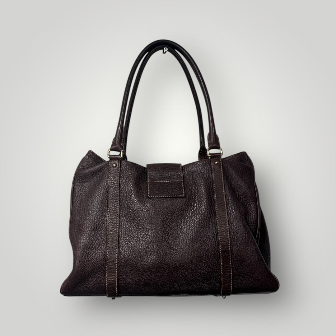 Dolce & Gabbana shoulder bag with Engraved Brass Ring (Y2K)