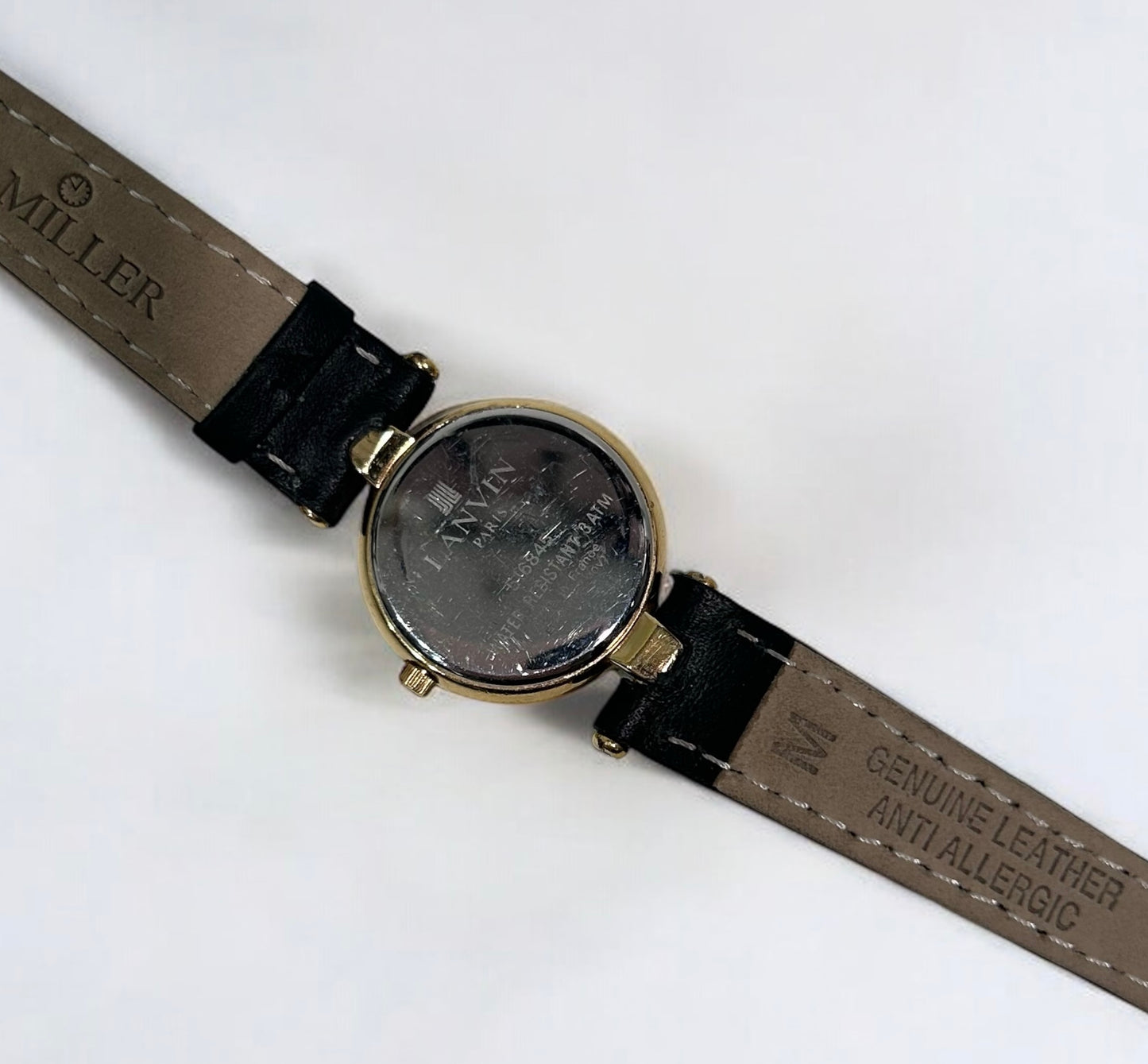 Vintage Lanvin Paris Gold-Plated Quartz Watch