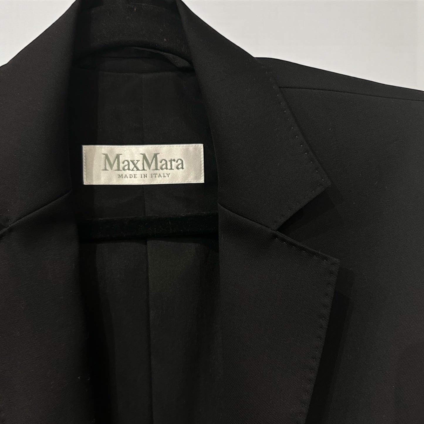 Max Mara Black Tie-Front Blazer