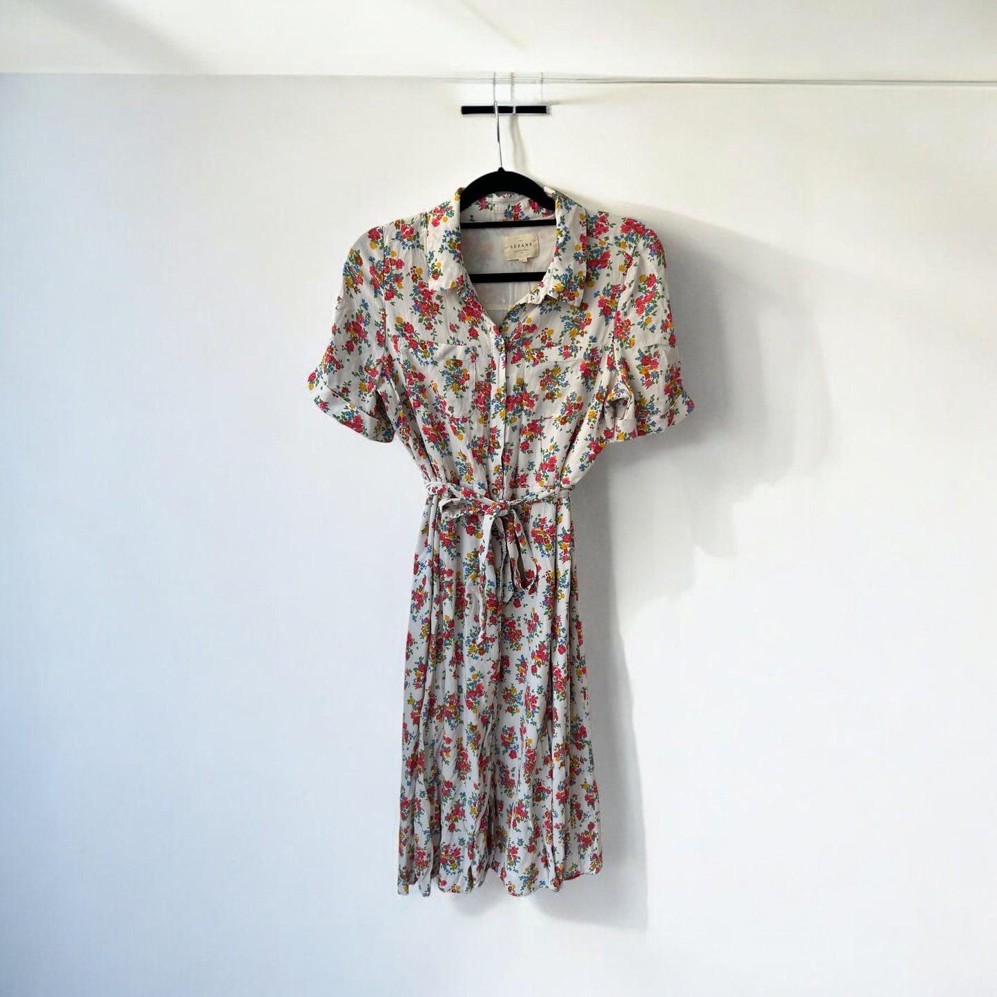 Sézane Adele shirt midi dress