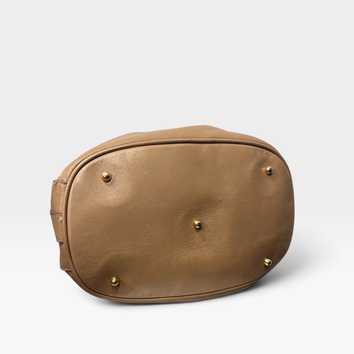 Vintage Gucci Leather Bamboo Handle Bucket Bag | Late 1990s–Early 2000s,Tom Ford Era