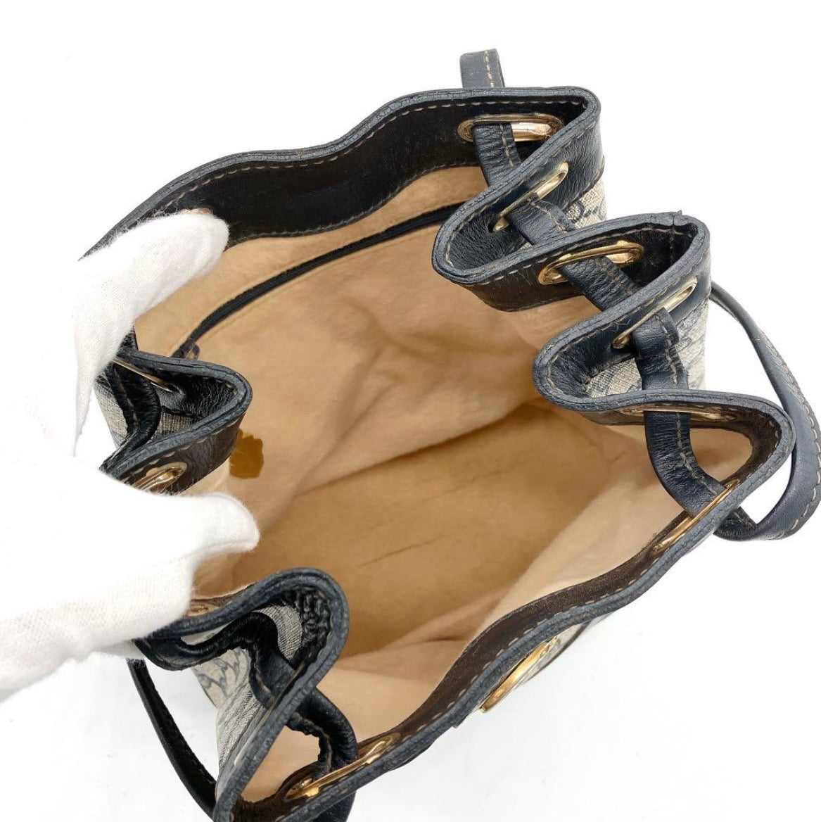 Vintage Gucci Mini Bucket Bag| 1980s