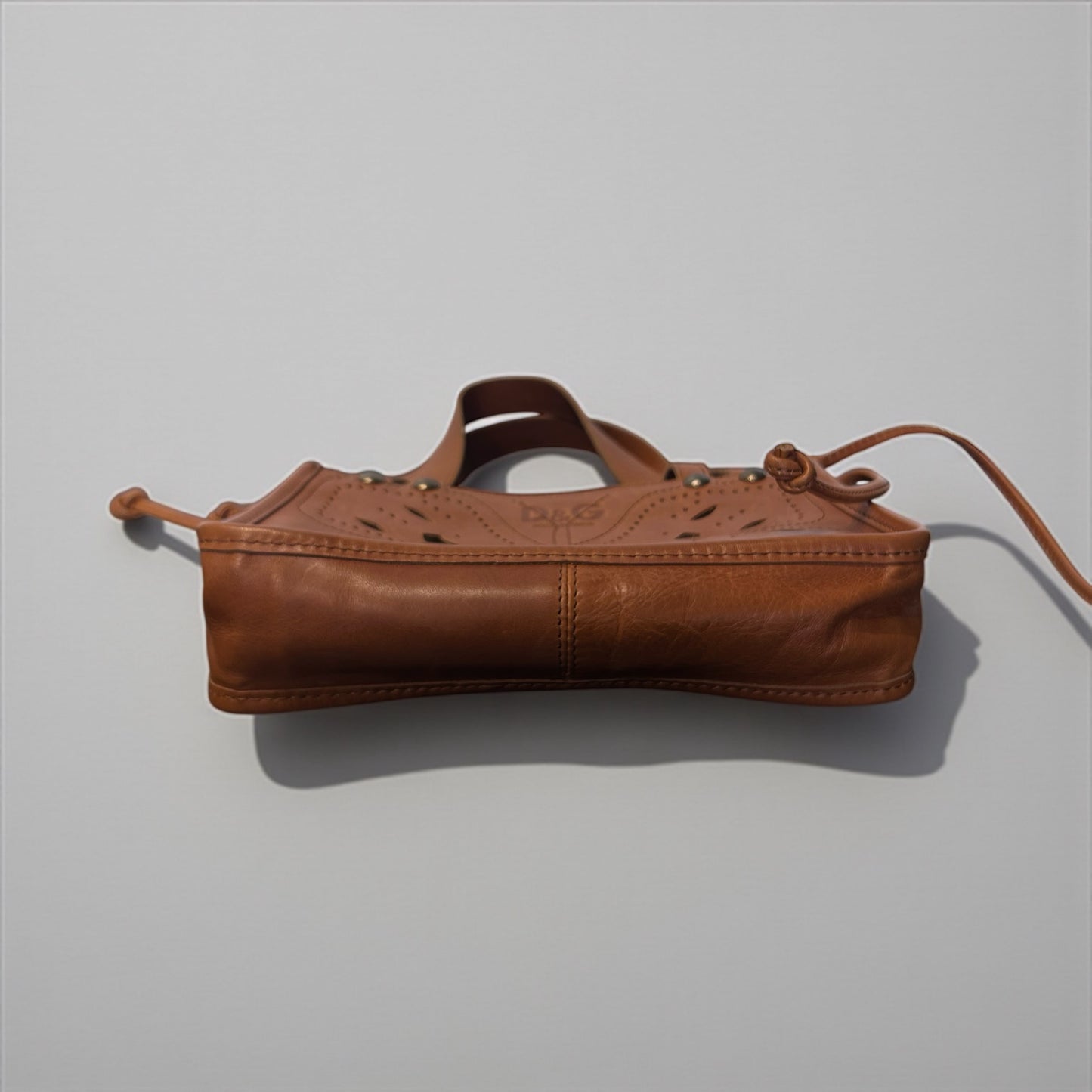 Dolce & Gabbana Vintage Leather Shoulder Bag – Early 2000s