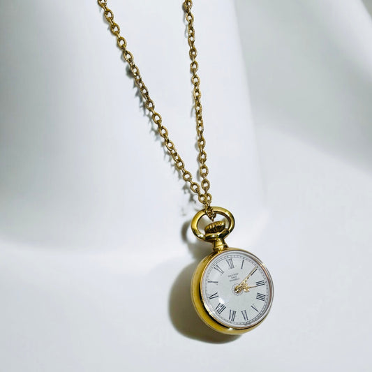 Vintage Double-Sided Pendant Necklace