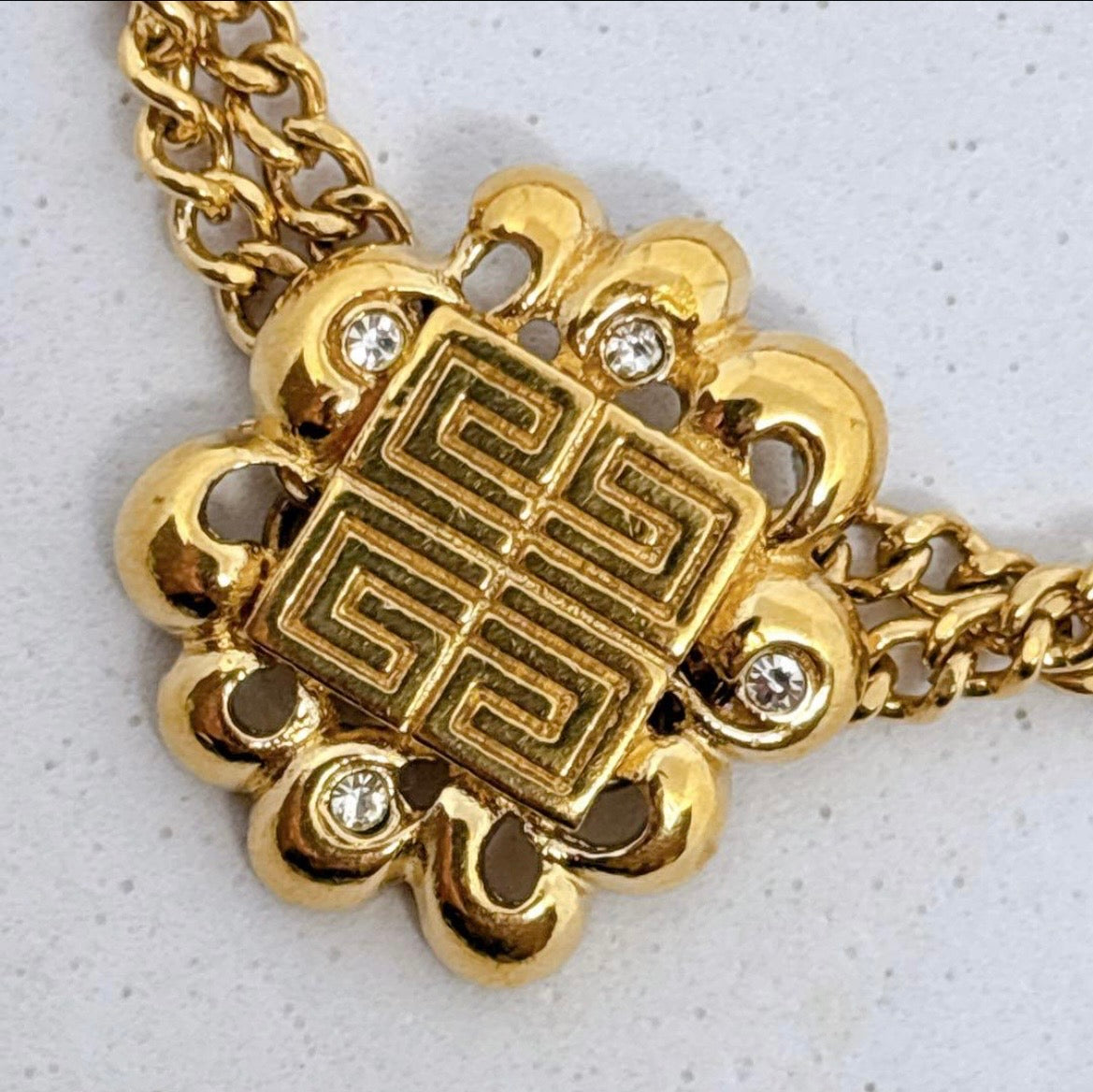 Vintage Givenchy Gold-Plated Chain Bracelet | 1990s