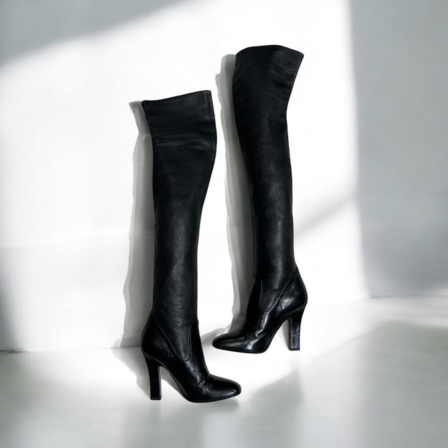 Vintage Ysl high knee high boots