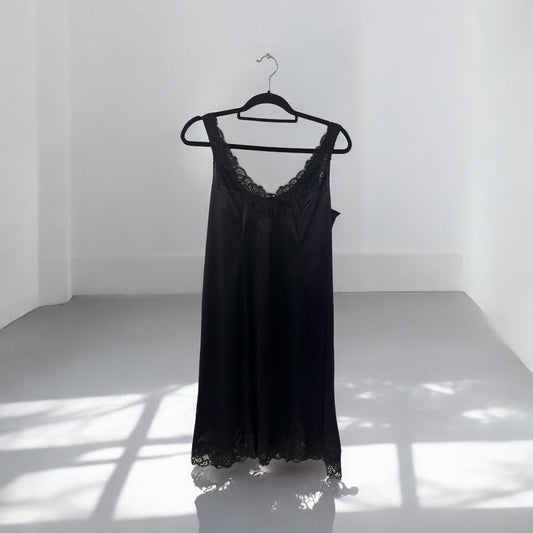 Vintage Slip Dress with Lace