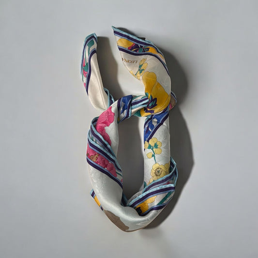 Vintage Leonardo Paris silk scarf