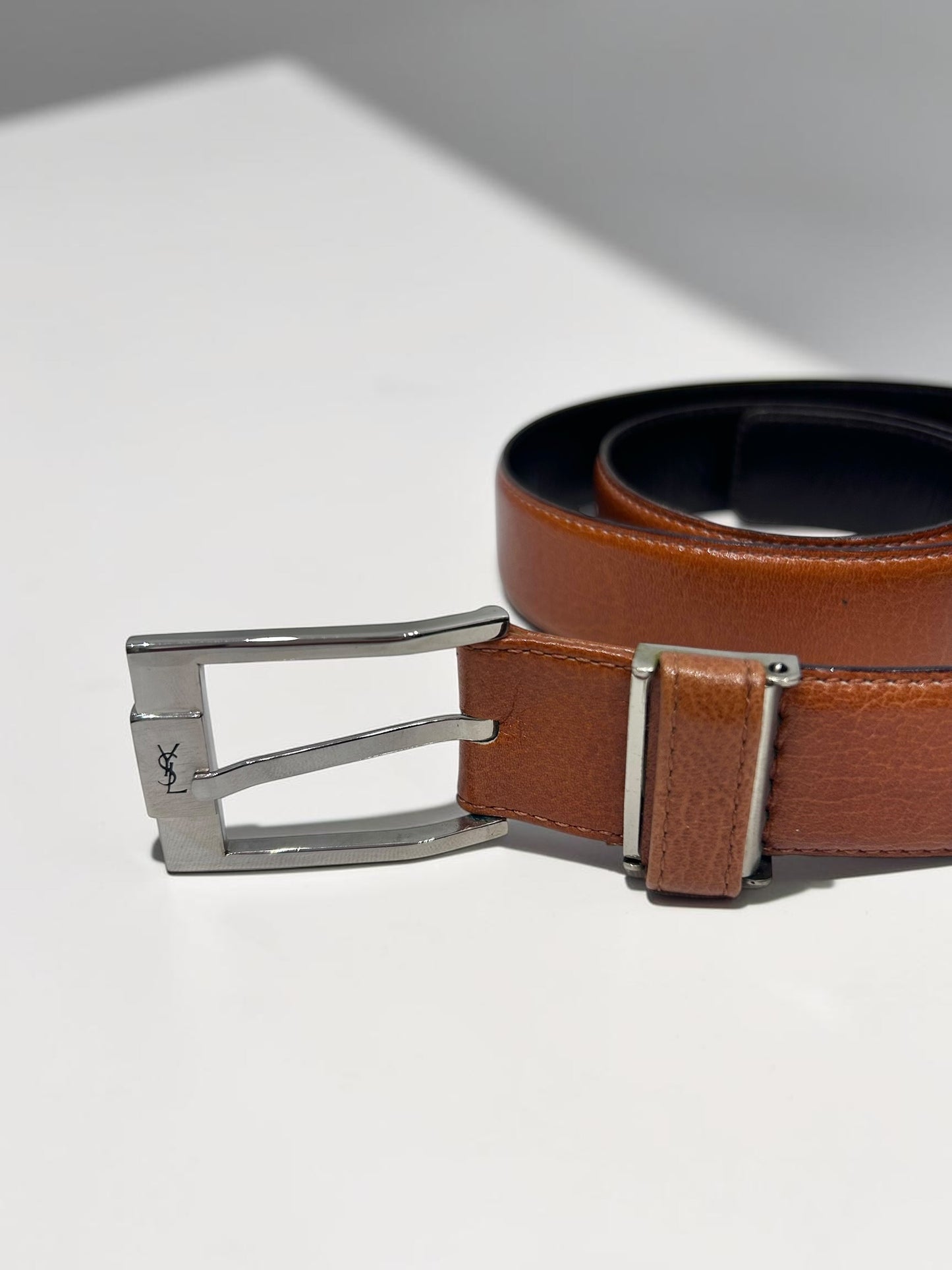 Vintage Yves Saint Laurent Leather Belt |Late 1990s–Early 2000s