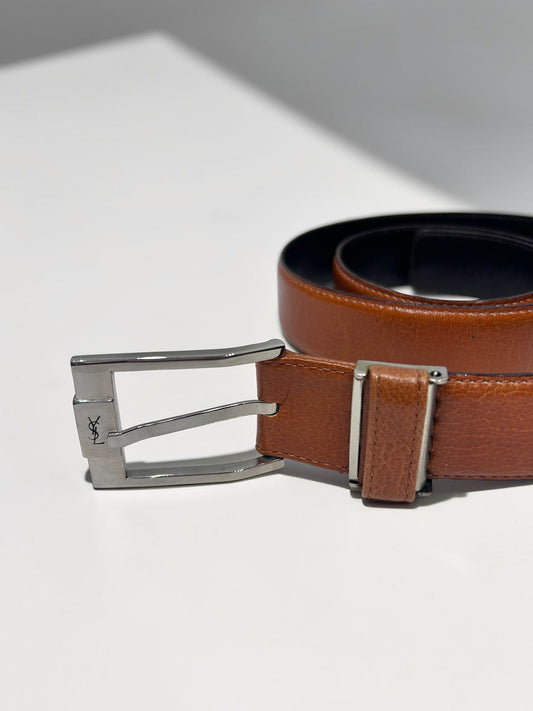 Vintage Yves Saint Laurent Leather Belt |Late 1990s–Early 2000s
