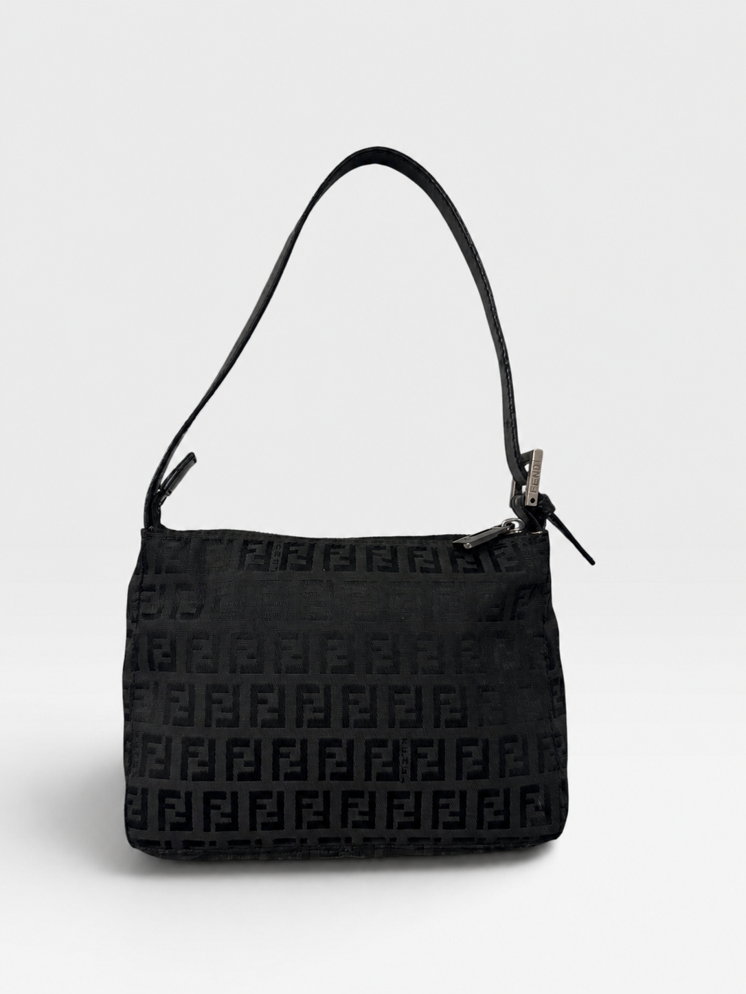 Vintage Fendi Zucca Shoulder Bag| Late 1990s / Early 2000s