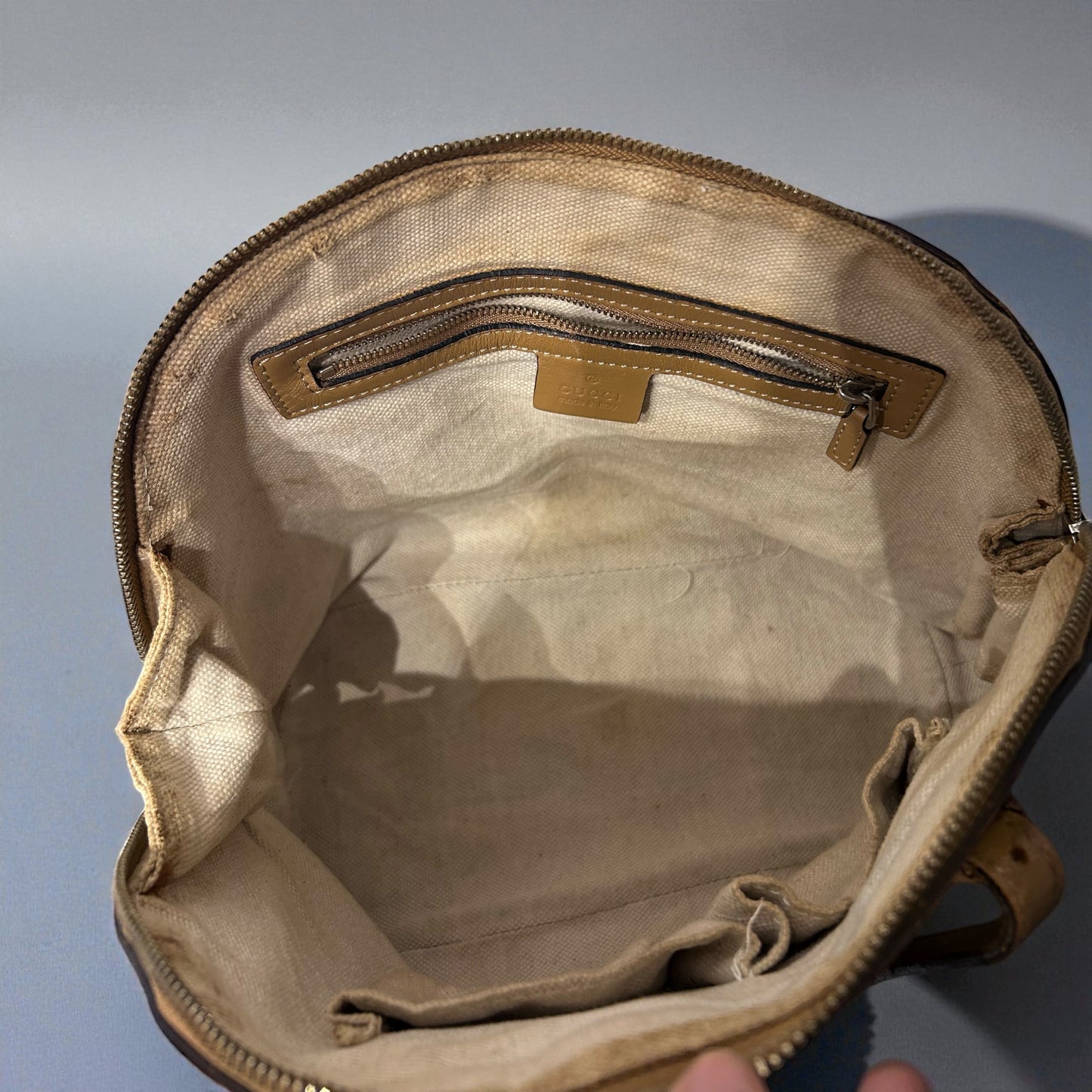 Vintage Gucci Canvas Dome Bag