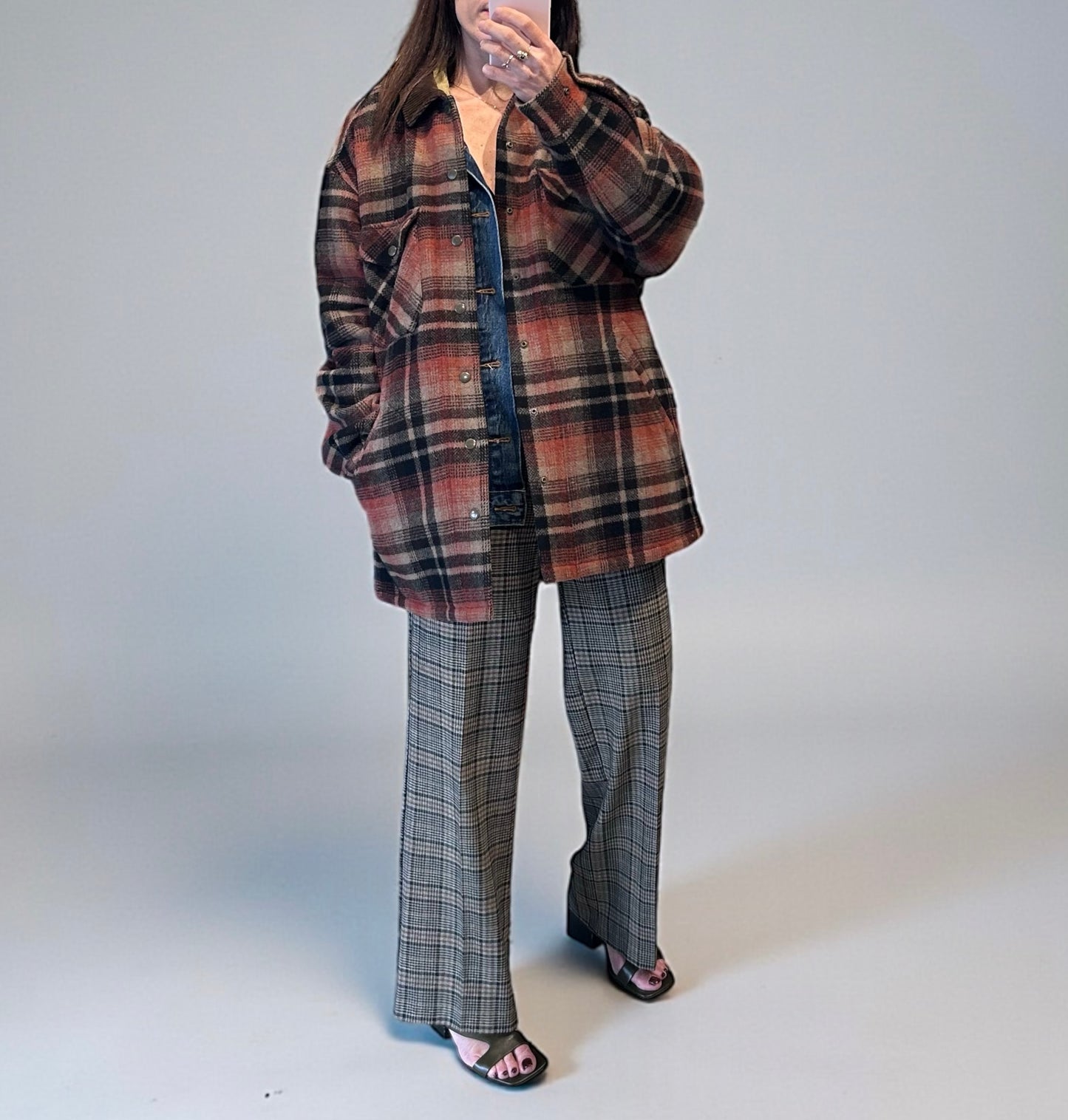 Vintage Chaps Ralph Lauren Plaid Quilted Jacket