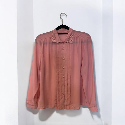 Vintage pink blouse