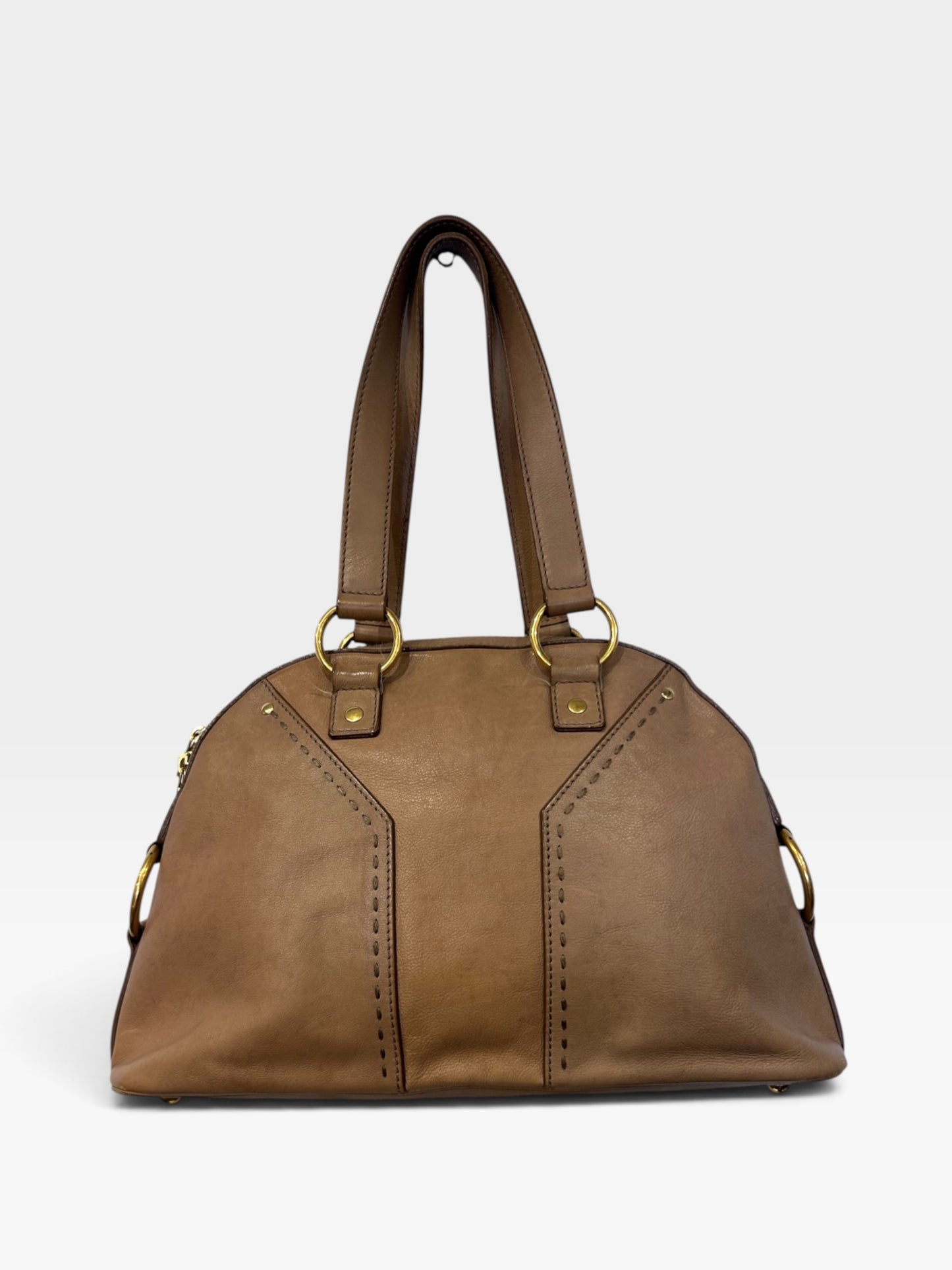 Vintage Yves Saint Laurent Muse Leather Shoulder Bag |Early 2000s