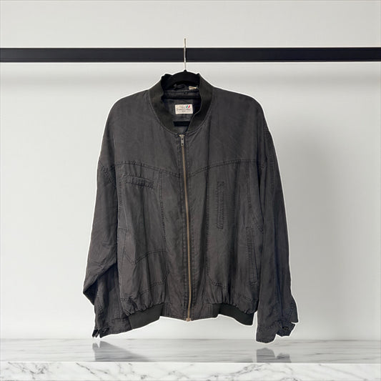 Vintage Franco CelliniSilk Bomber Jacket