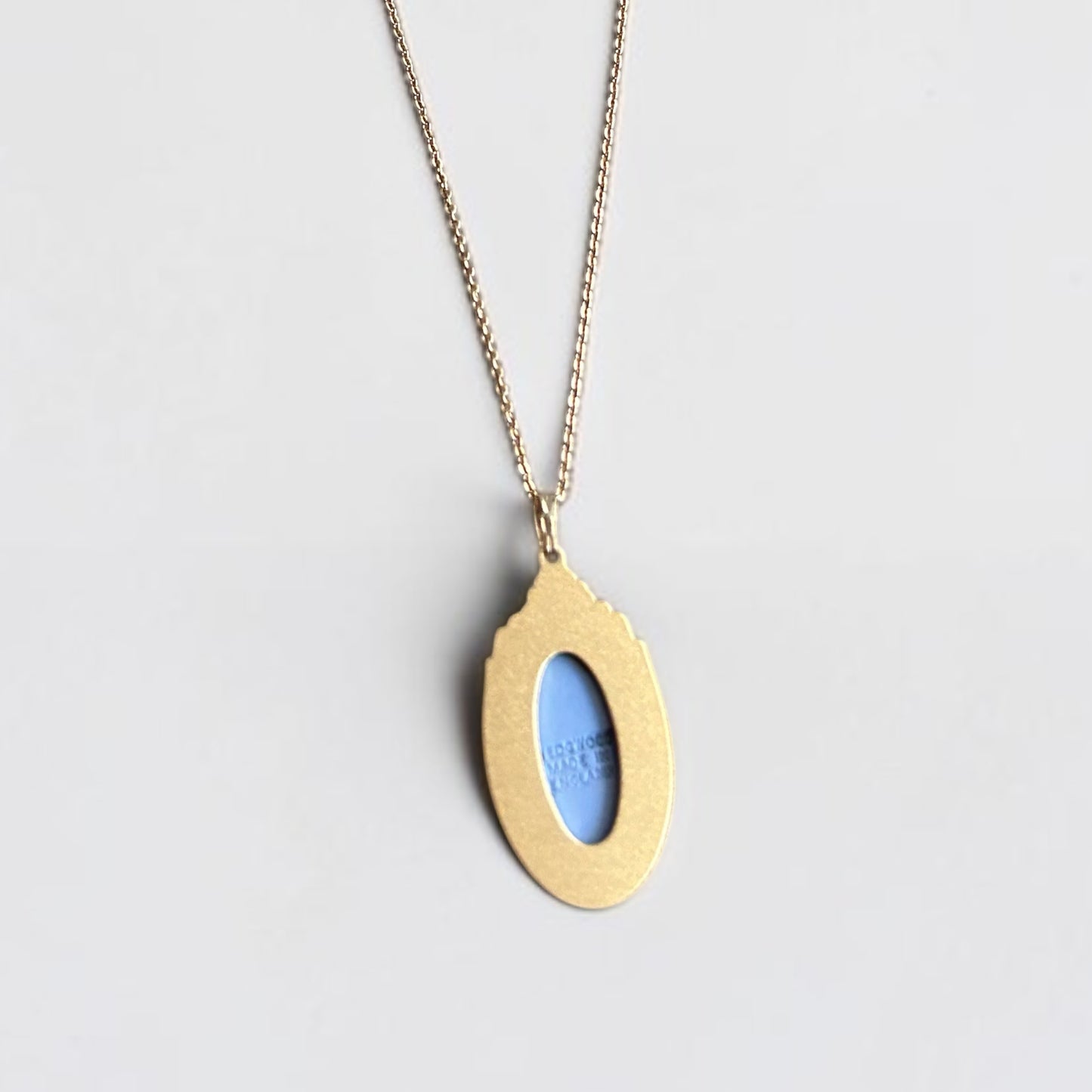 Vintage Wedgwood Jasperware Cameo Necklace| 1980s