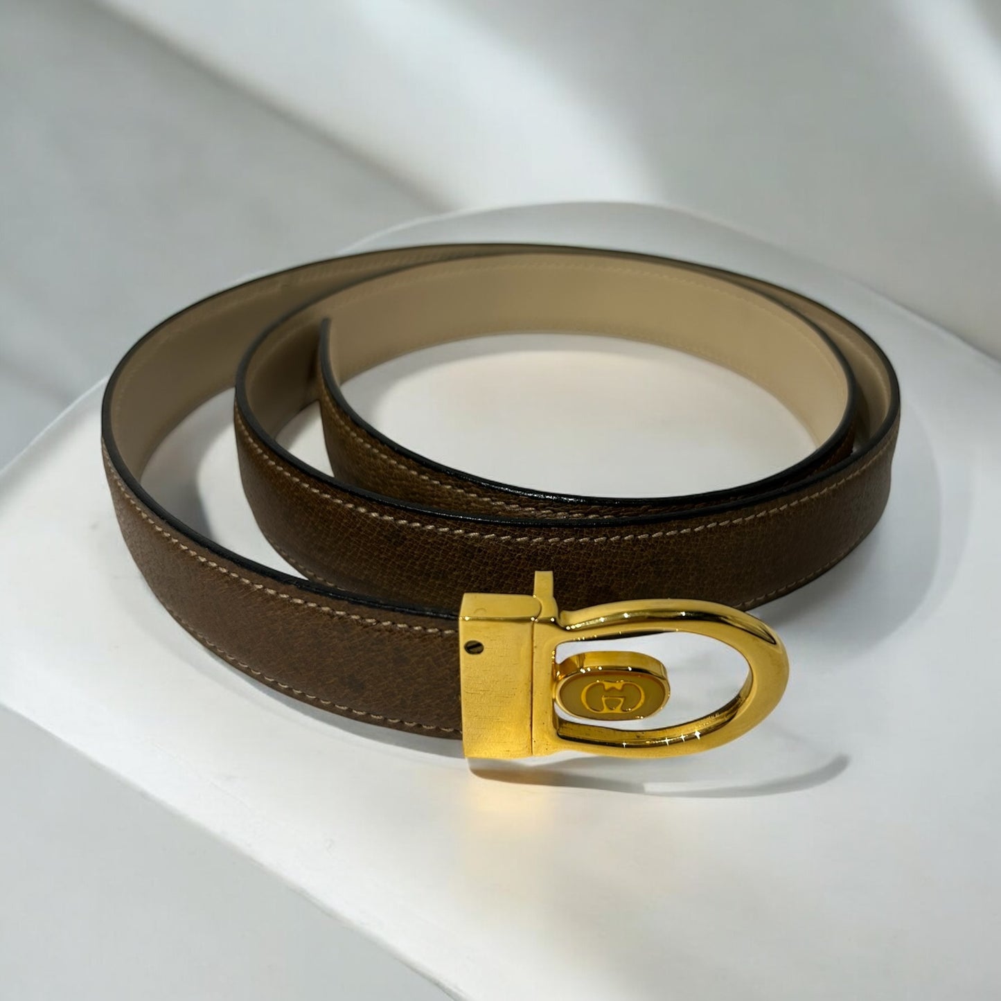 Vintage Gucci leather belt