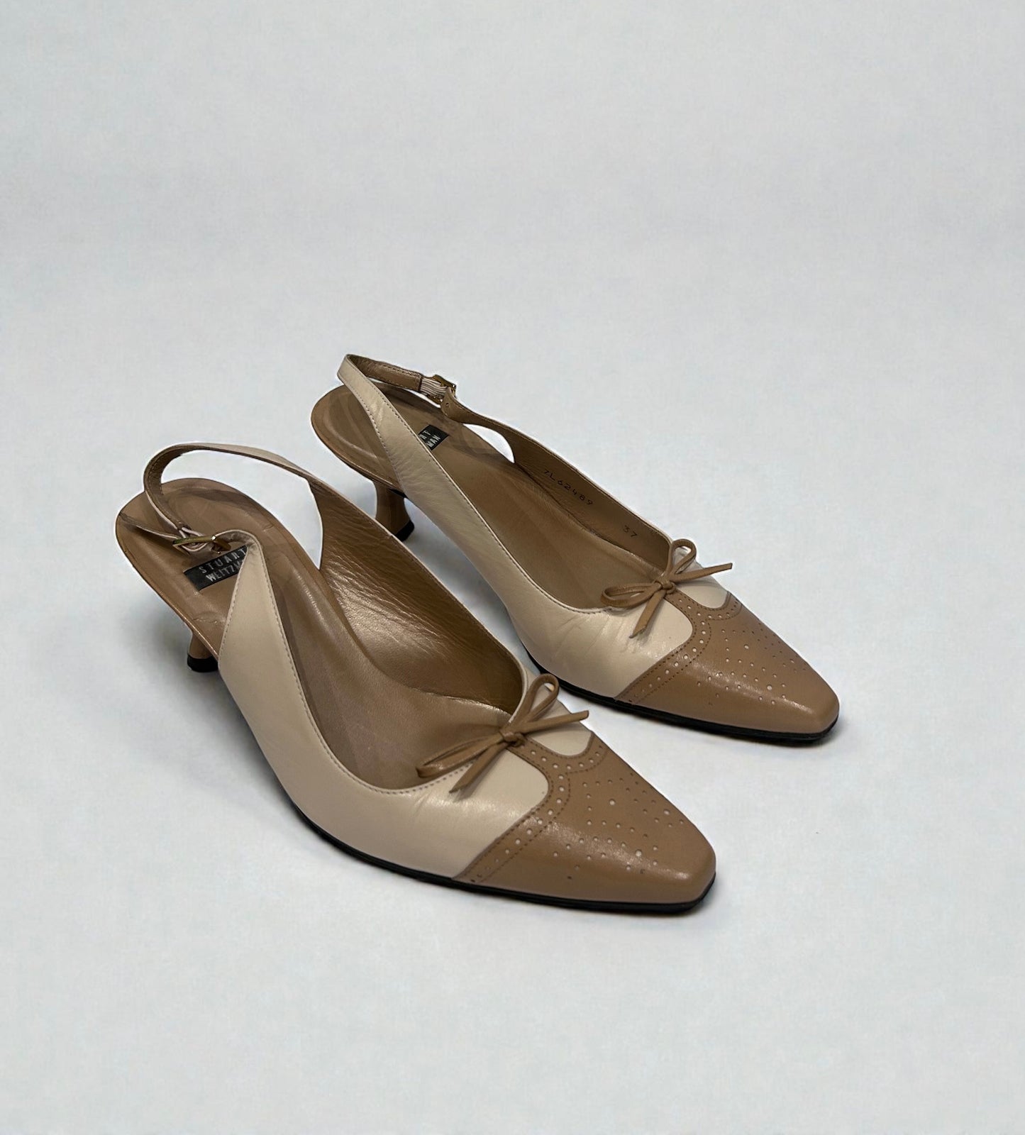 Vintage Stuart Weitzman Slingback Heels | Early 2000s