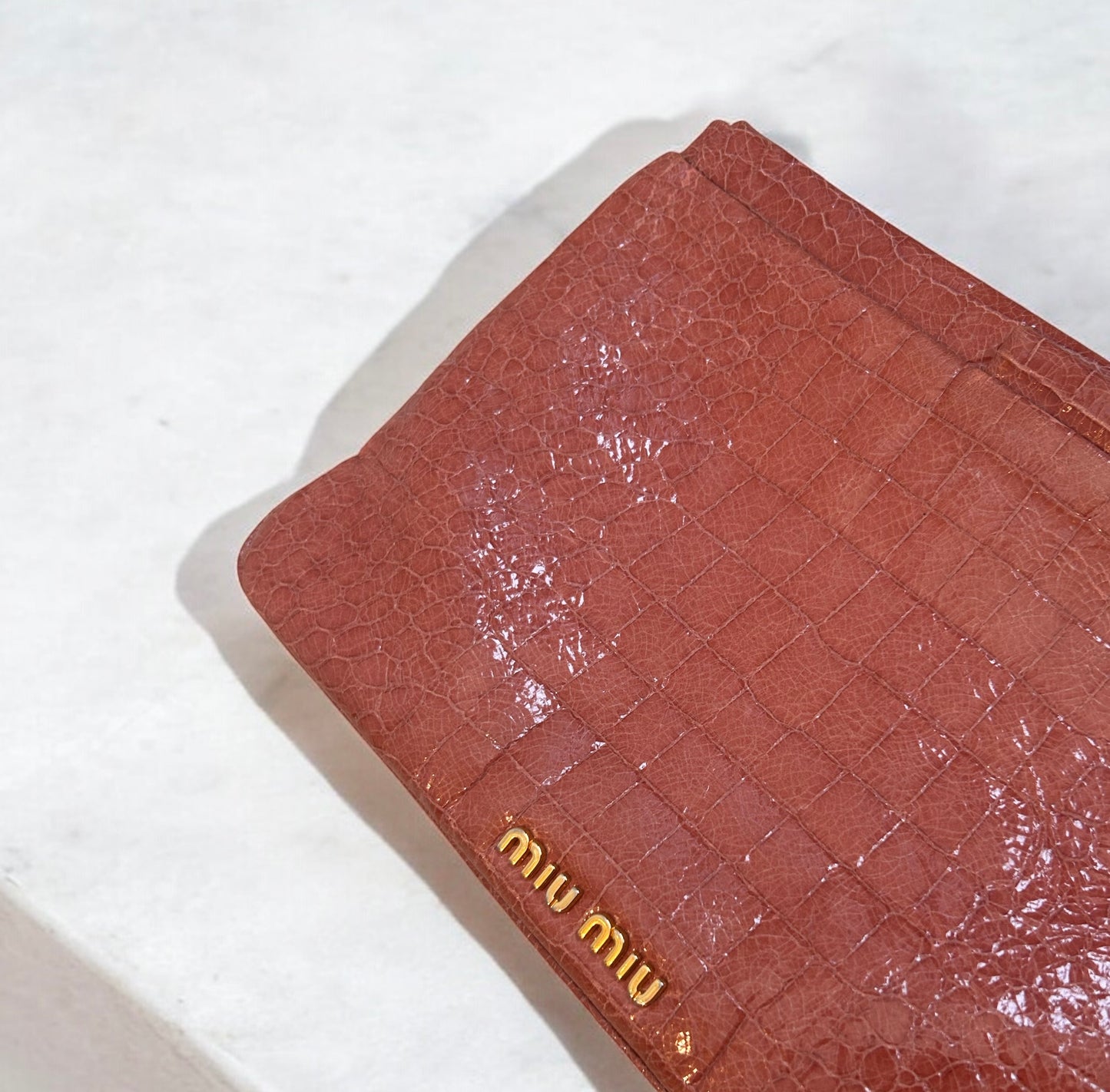 Miu Miu Leather Clutch