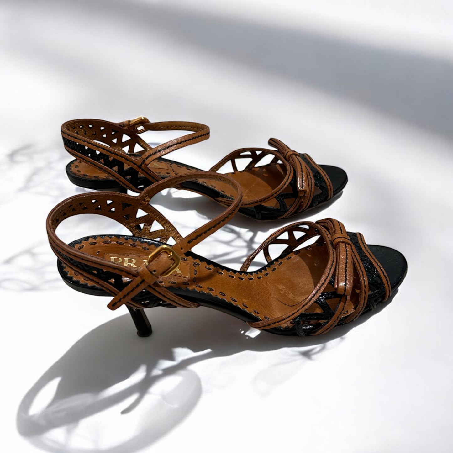 Vintage Prada heeled sandals