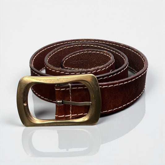 Dolce & Gabbana Brown Leather Belt