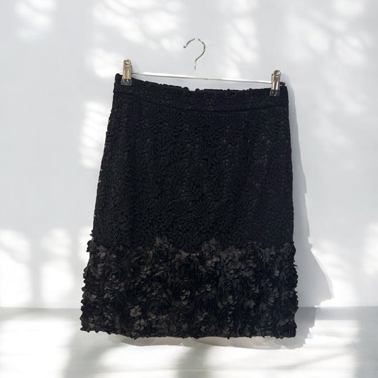Vintage Moschino lace skirt