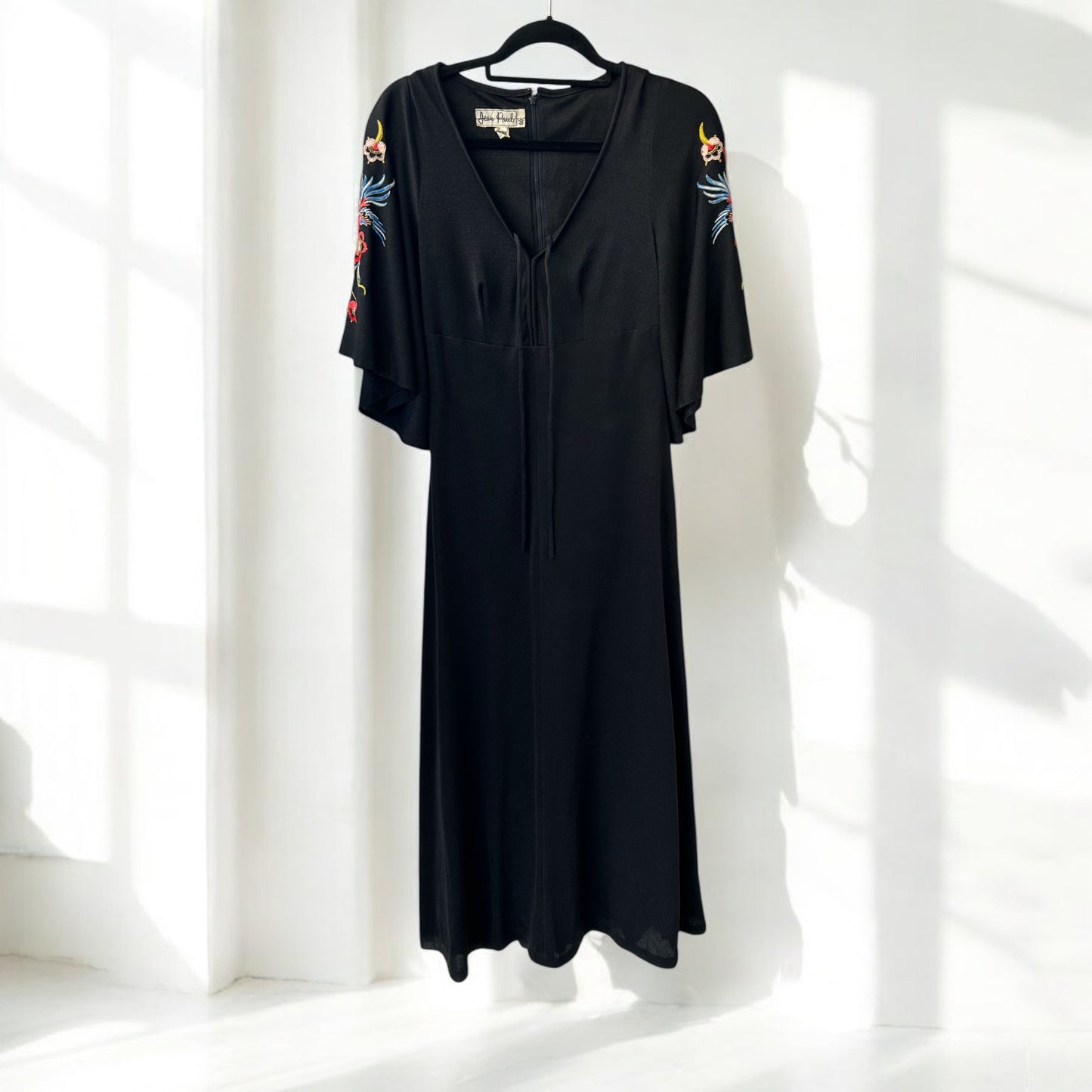 Vintage embroidered maxi dress